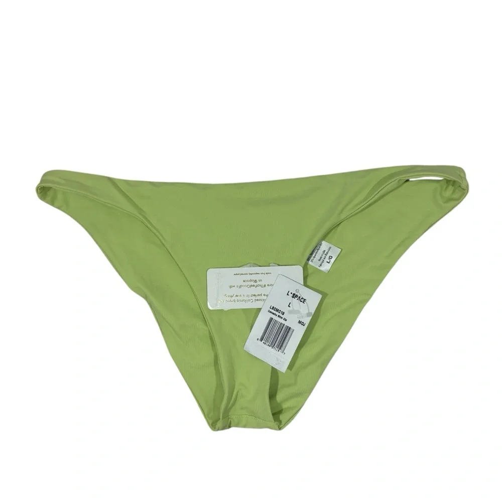 L*Space NWT Camacho Bikini swimsuit Bottoms - Green L